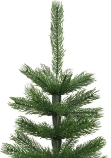 vidaXL Kunstkerstboom 150 cm Smal PE met standaard