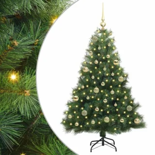 vidaXL kunstkerstboom 150 cm Wenger PE en PVC