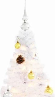 vidaXL Kunstkerstboom 150 cm wit