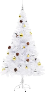 vidaXL Kunstkerstboom 150 cm wit