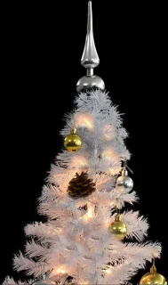 vidaXL Kunstkerstboom 150 cm wit