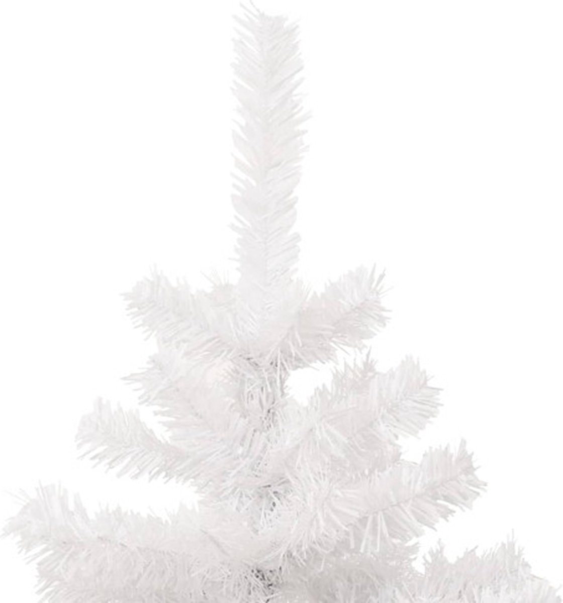 vidaXL Kunstkerstboom 150 cm Wit PVC met Verlichting en Standaard