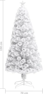 vidaXL Kunstkerstboom 150 cm wit