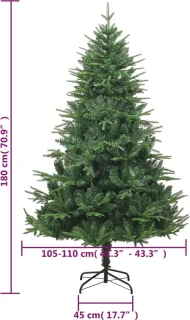 vidaXL Kunstkerstboom 180 cm