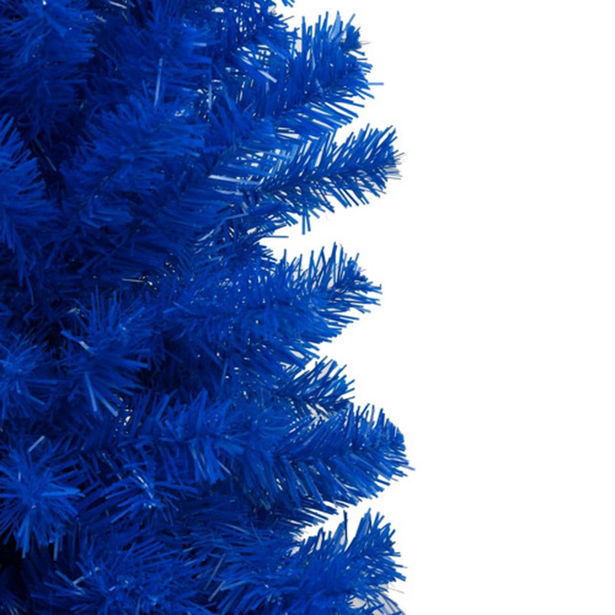 vidaXL Kunstkerstboom 180 cm blauw PVC met standaard