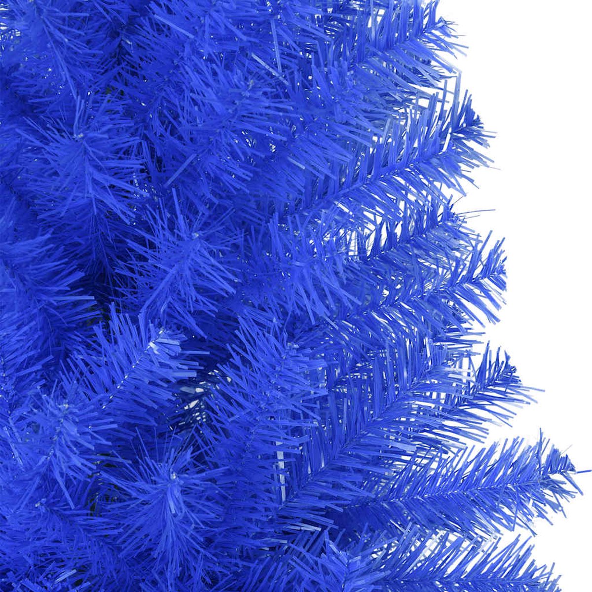 vidaXL Kunstkerstboom 180 cm blauw PVC met standaard