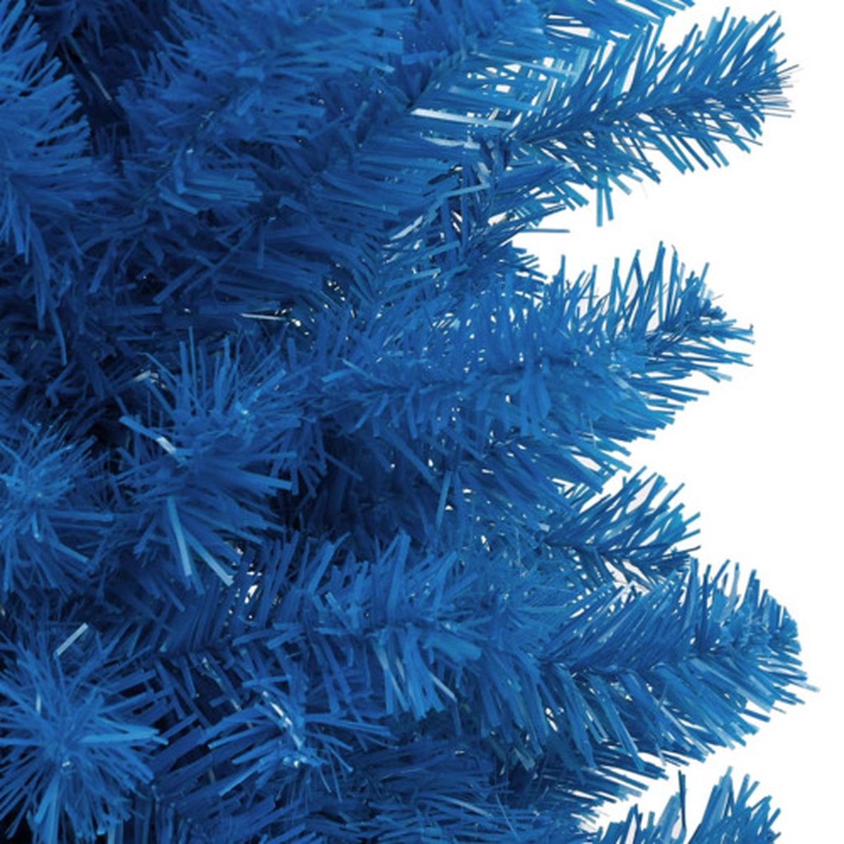 vidaXL Kunstkerstboom 180 cm blauw PVC met standaard