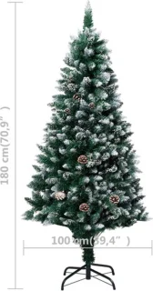vidaXL Kunstkerstboom 180 cm