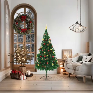 vidaXL Kunstkerstboom 180 cm groen