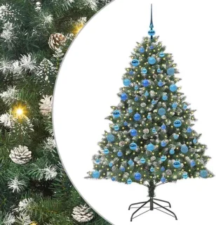 vidaXL Kunstkerstboom 180 cm groen