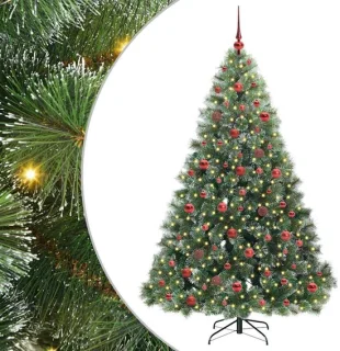 vidaXL kunstkerstboom 180 cm groen PE en PVC