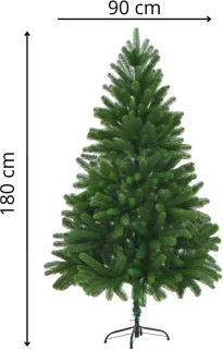 vidaXL Kunstkerstboom 180 cm groen