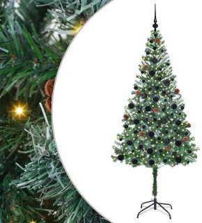 vidaXL kunstkerstboom 180 cm groenoren
