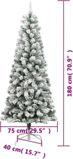 vidaXL Kunstkerstboom 180 cm