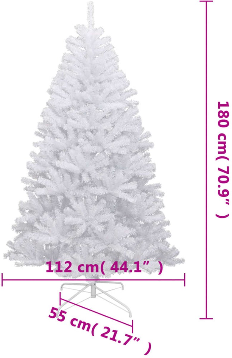 vidaXL Kunstkerstboom 180 cm met sneeuw