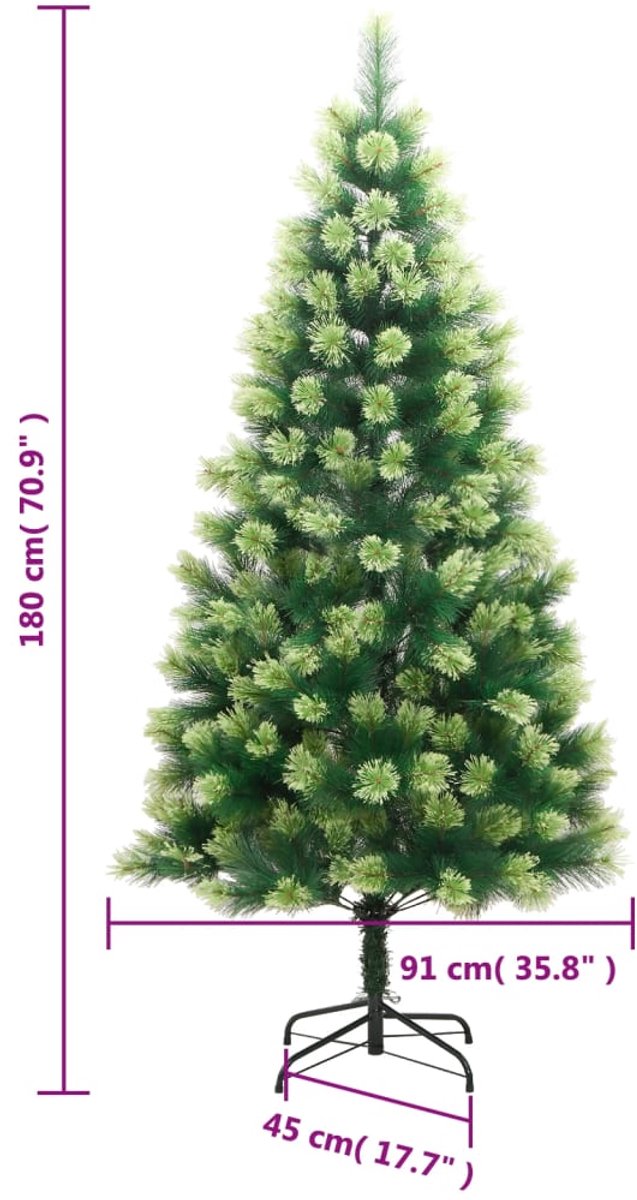 vidaXL Kunstkerstboom 180 cm met standaard