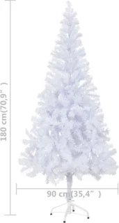 vidaXL Kunstkerstboom 180 cm met standaard