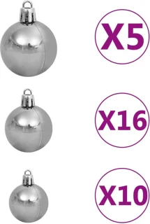 vidaXL Kunstkerstboom 180 cm