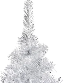 vidaXL Kunstkerstboom 180 cm PET zilver