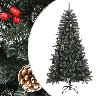 vidaXL Kunstkerstboom 180 cm PVC groen