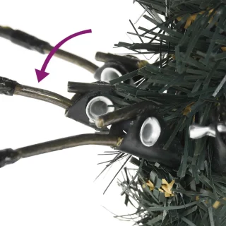 vidaXL Kunstkerstboom 180 cm PVC groen