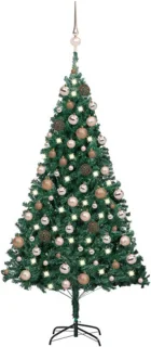 vidaXL Kunstkerstboom 180 cm PVC groen