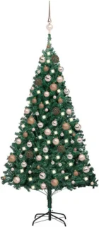 vidaXL Kunstkerstboom 180 cm PVC groen