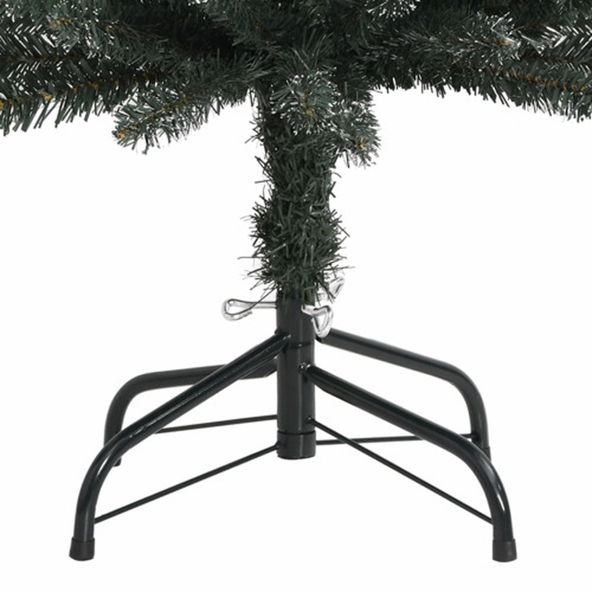vidaXL Kunstkerstboom 180 cm PVC groen met standaard slim
