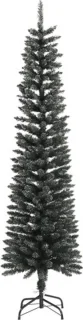 vidaXL Kunstkerstboom 180 cm PVC groen met standaard slim