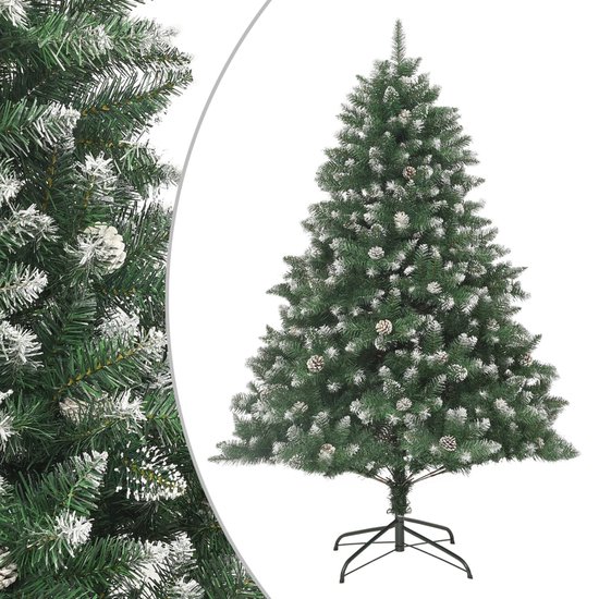 vidaXL Kunstkerstboom 180 cm PVC met standaard