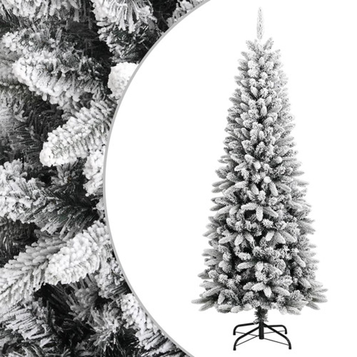 vidaXL Kunstkerstboom 180 cm PVC PE