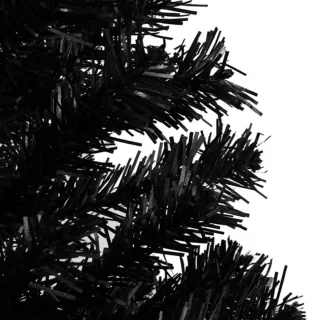 vidaXL Kunstkerstboom 180 cm PVC zwart