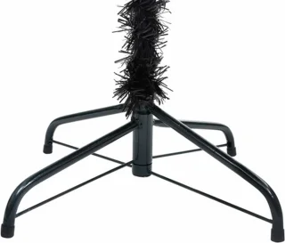 vidaXL Kunstkerstboom 180 cm PVC zwart