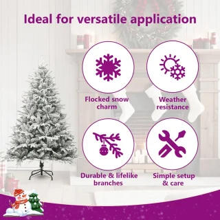 vidaXL - Kunstkerstboom - 180 cm - PVC/PE - groen