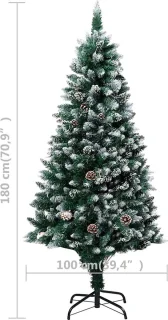 vidaXL Kunstkerstboom 180 cm