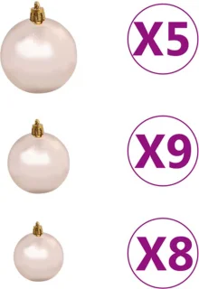 vidaXL Kunstkerstboom 180 cm
