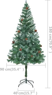 vidaXL Kunstkerstboom 180 cm