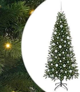 vidaXL Kunstkerstboom 180 cm van PE en PVC