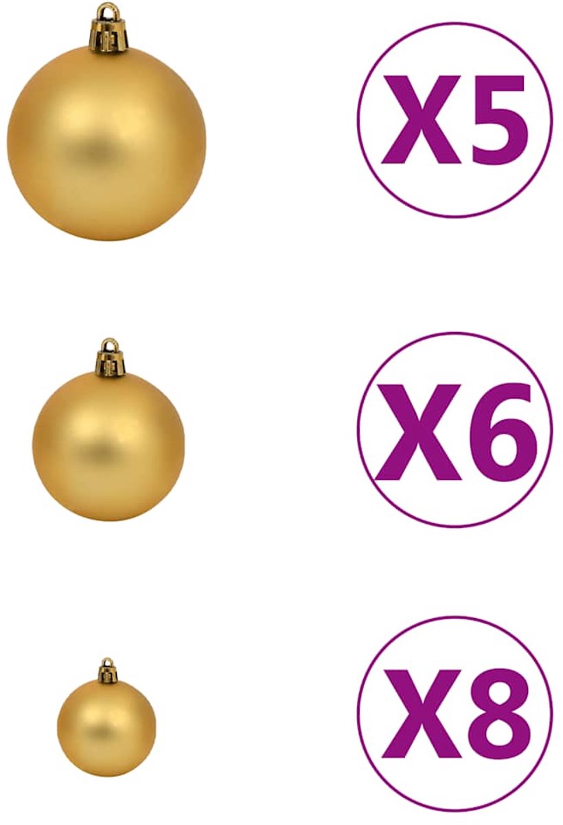 vidaXL Kunstkerstboom 180 cm