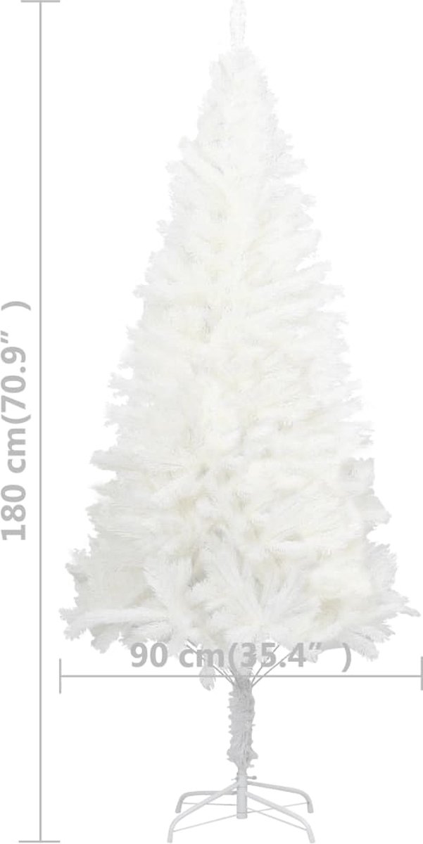 vidaXL Kunstkerstboom 180 cm wit