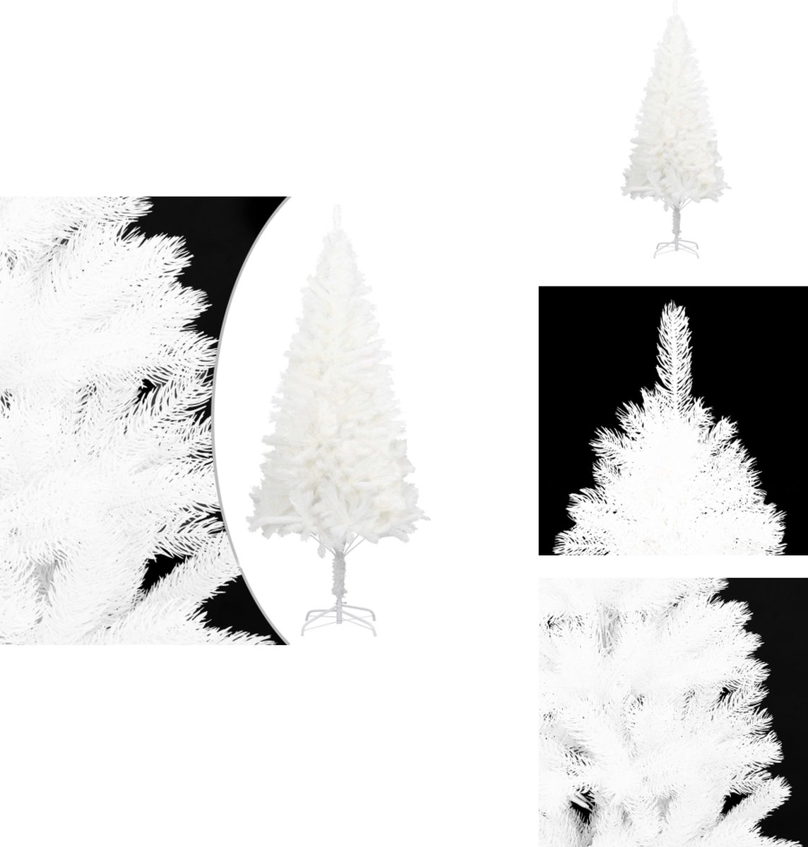 vidaXL Kunstkerstboom 180 cm wit