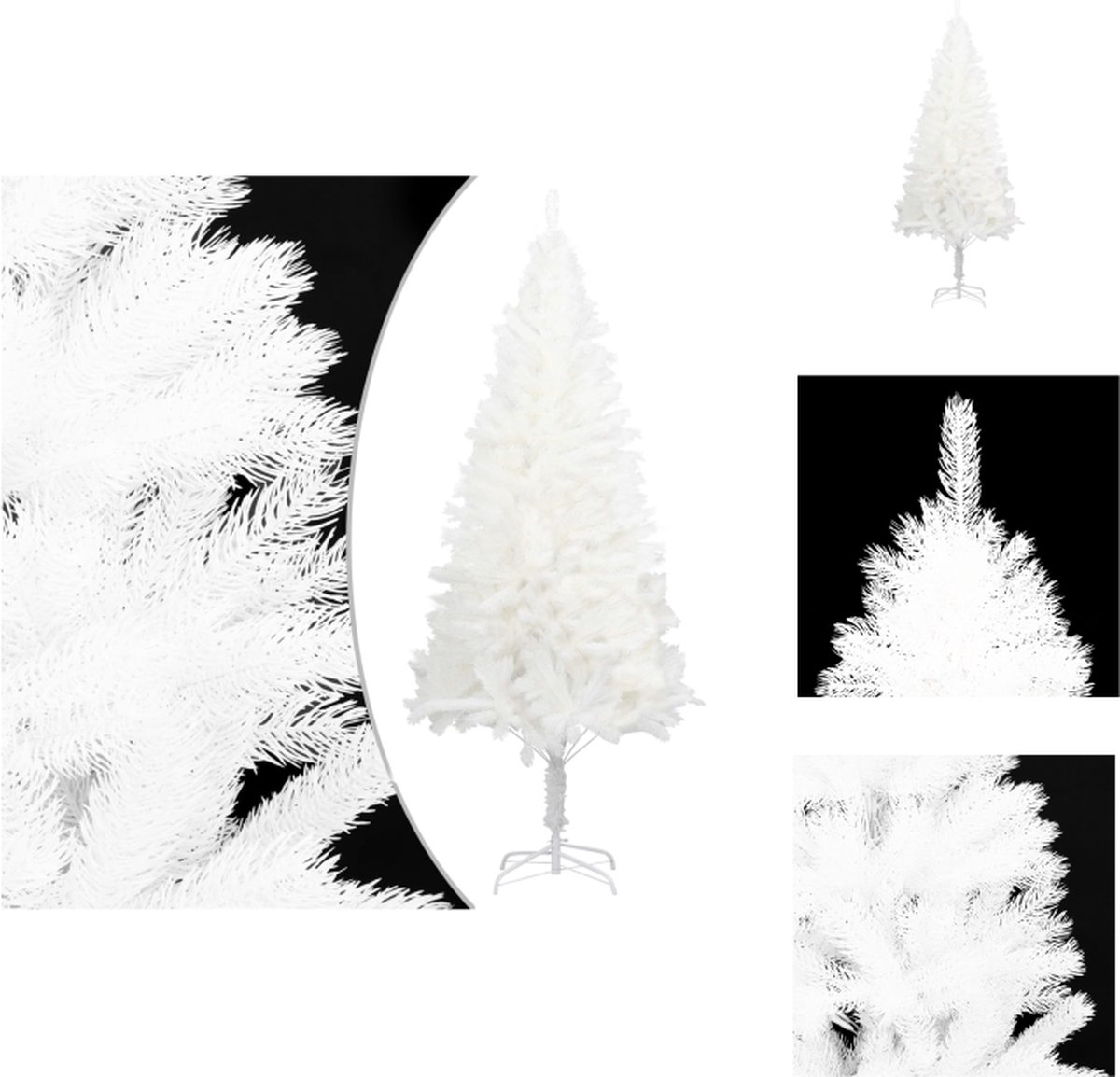 vidaXL Kunstkerstboom 180 cm wit