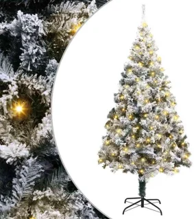 vidaXL kunstkerstboom 180 cm, wit
