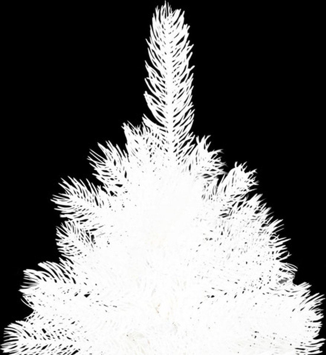 vidaXL Kunstkerstboom 180 cm Wit
