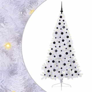 vidaXL Kunstkerstboom 180 cm Wit