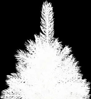 vidaXL Kunstkerstboom 180 cm Wit