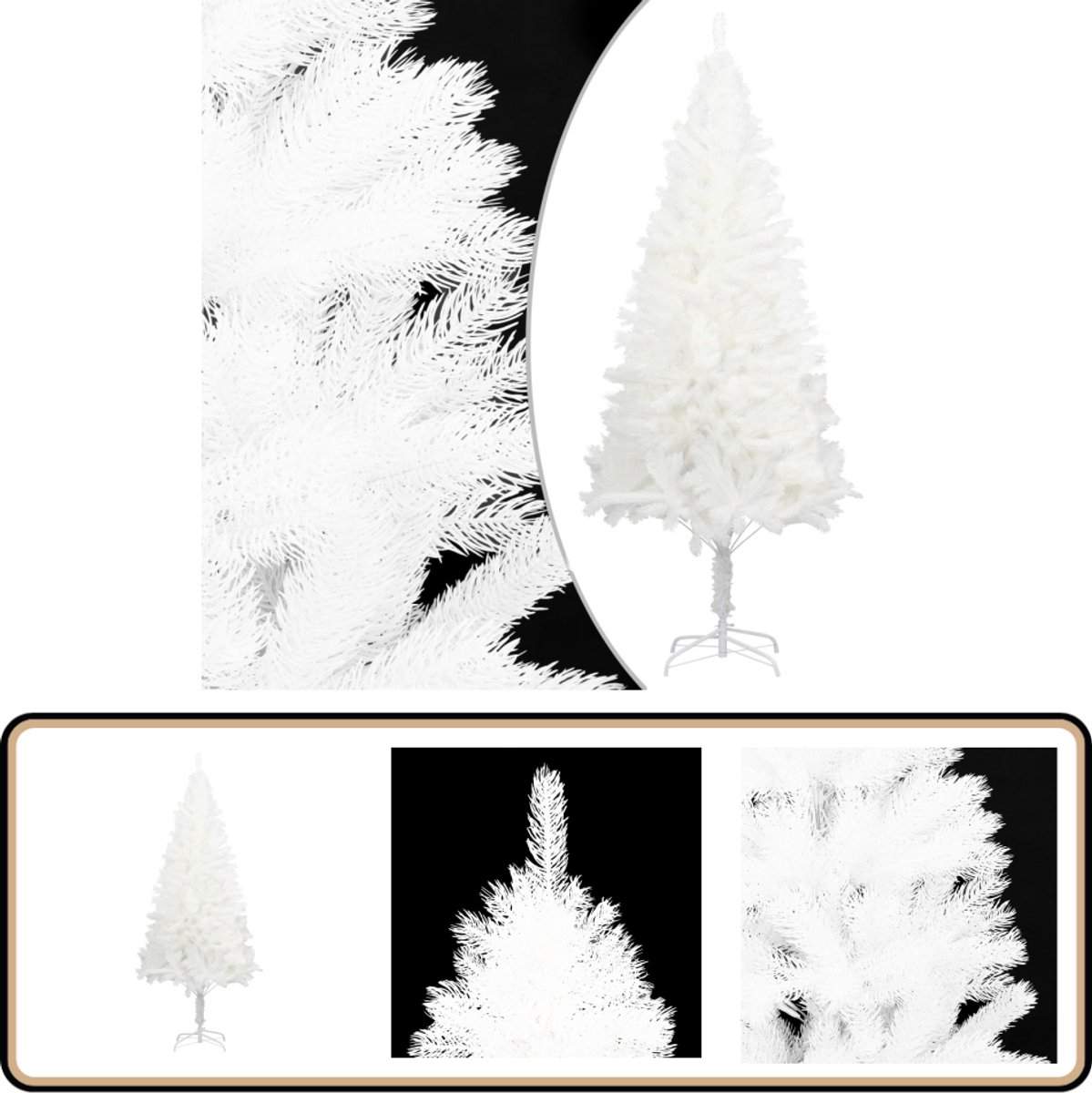 vidaXL Kunstkerstboom 180 cm Wit