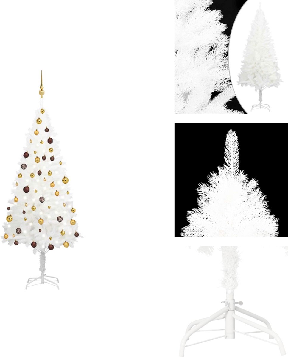 vidaXL Kunstkerstboom 180 cm Wit
