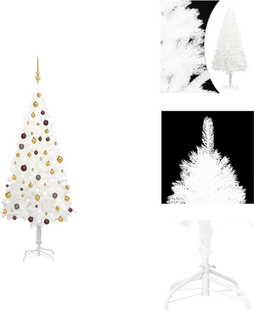 vidaXL Kunstkerstboom 180 cm Wit