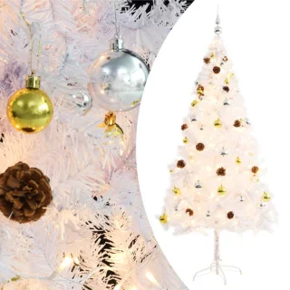 vidaXL Kunstkerstboom 180 cm Wit
